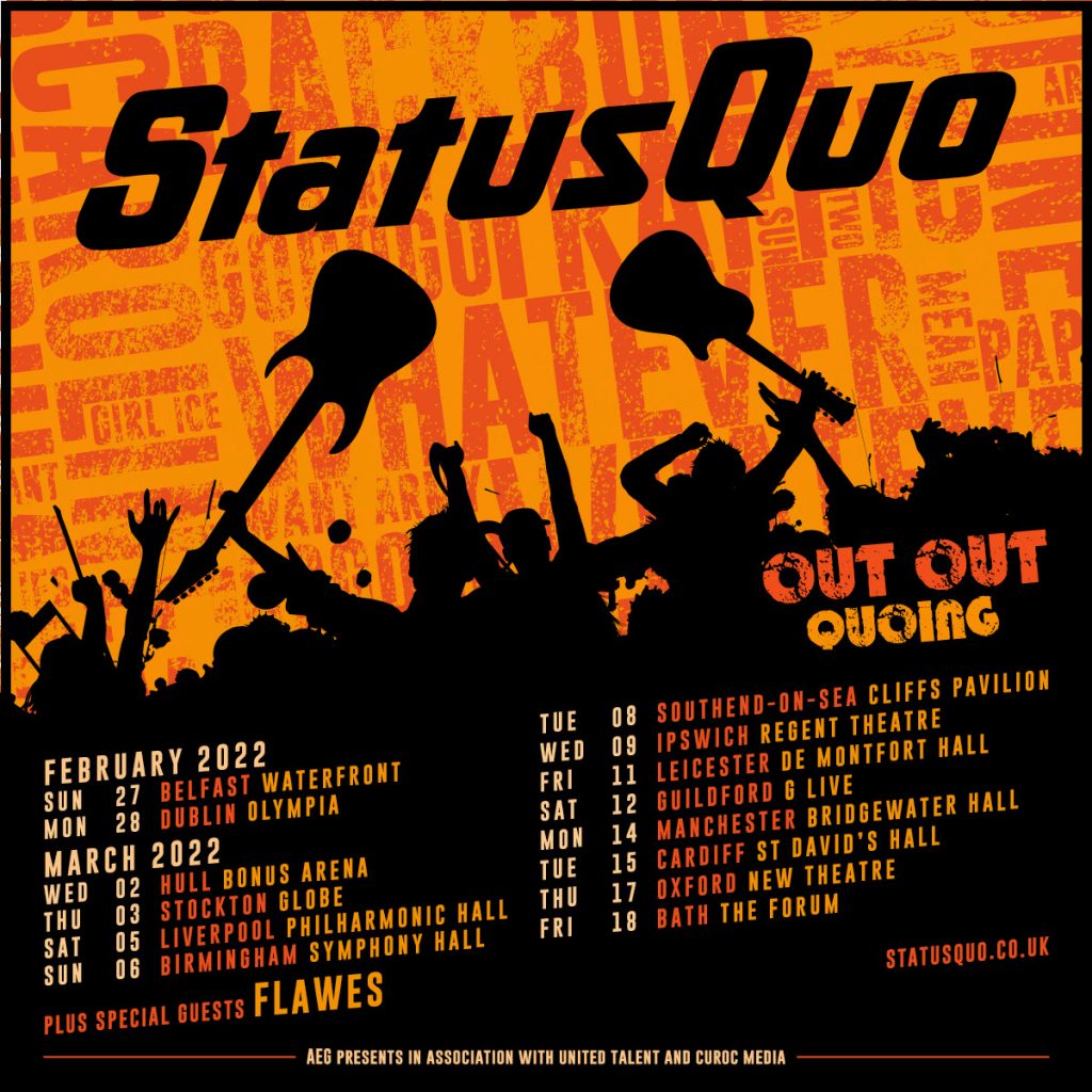 status quo tour dates history
