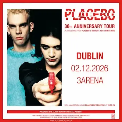 Bus To Placebo – 3Arena, Dublin – 2nd December 2026