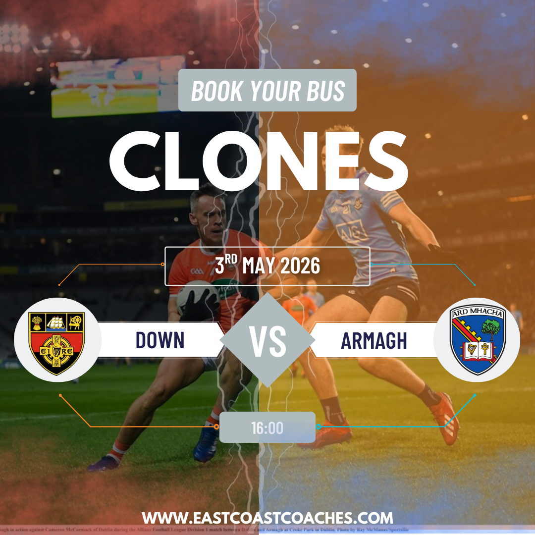 Bus To Armagh V Down | Croke Park, Dublin | 3rd May 2026