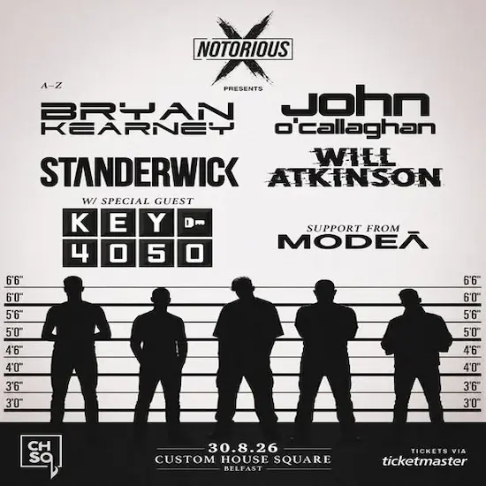 Bus To Notorious X | CHSQ, Belfast | 30th August 2026
