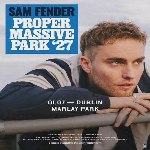 bus to sam fender 2027 marlay park dublin
